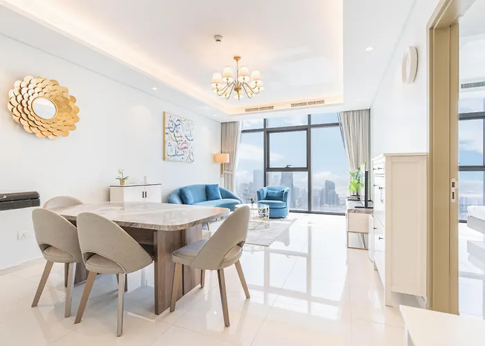 Stunning 62Nd Floor Home With Burj View