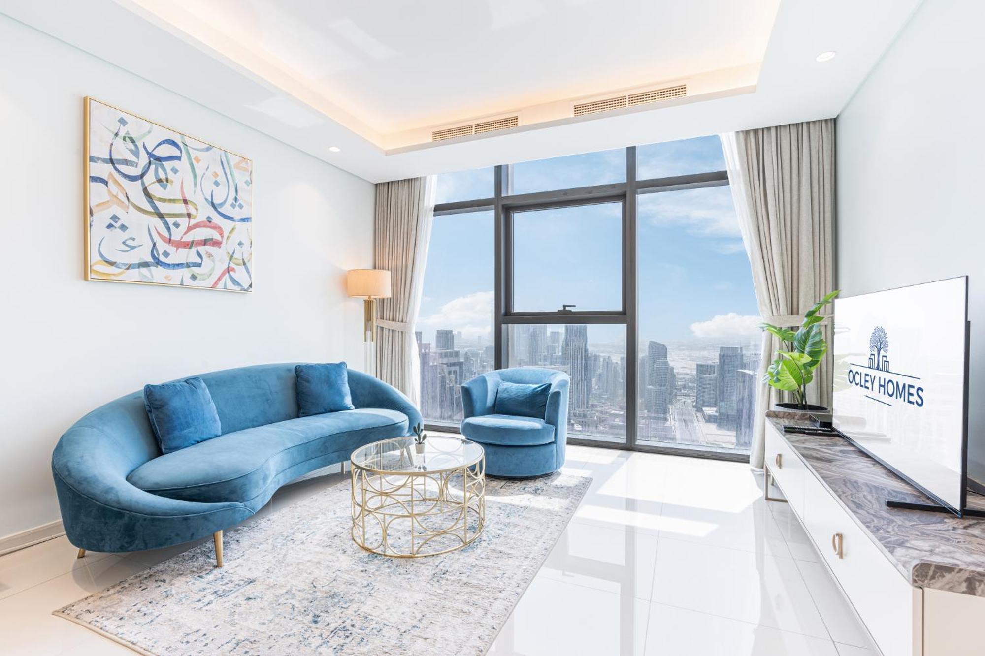 Stunning 62nd Floor With Burj View *